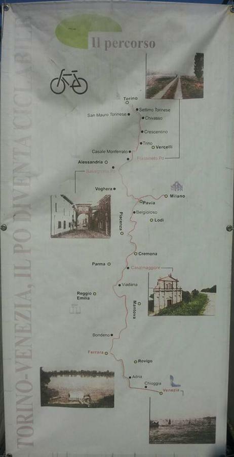 Gaietta Bed & Breakfast Frassineto Po Exterior foto